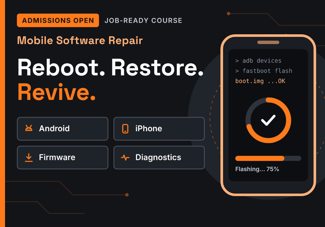 Mobile Software Repair course training in Madurai