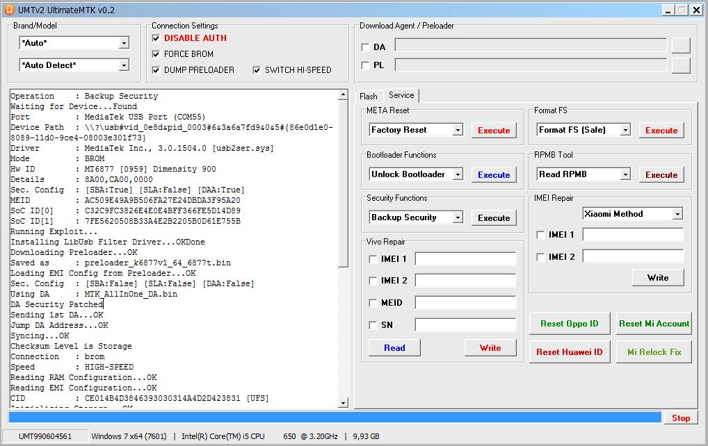 MediaTek Service Workflows
