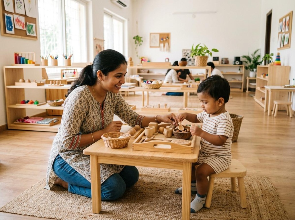 Montessori learning environment example