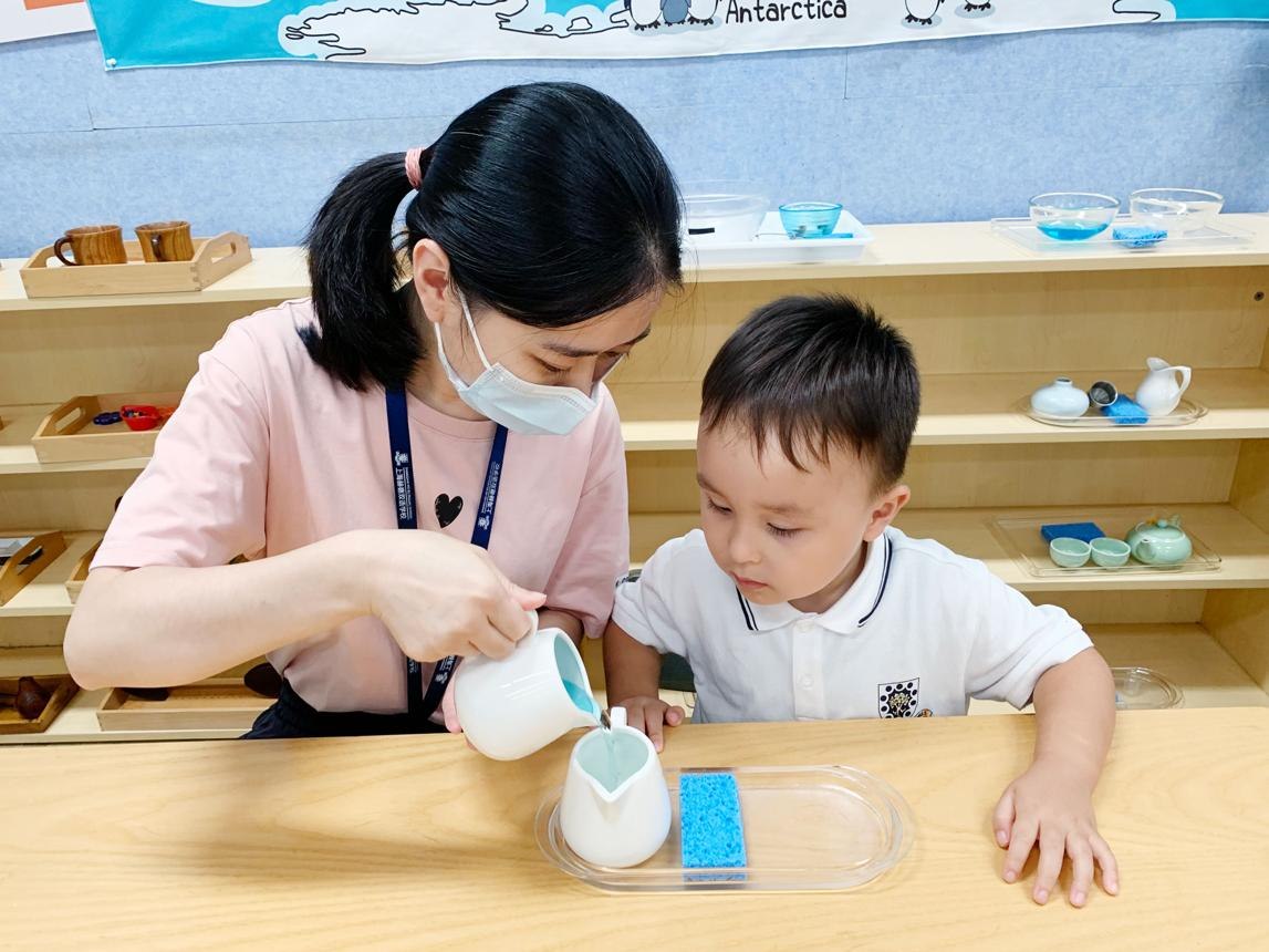 Montessori learning environment example